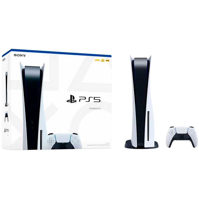 PS5 Console, White Gaming PS5 Console, White PS5 Console, White Sony