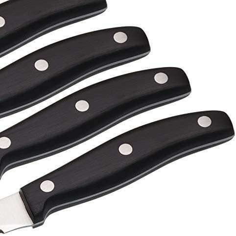 Master Class Deluxe Steak Knife Set Of 6 - Serrated Stainless Steel Knives