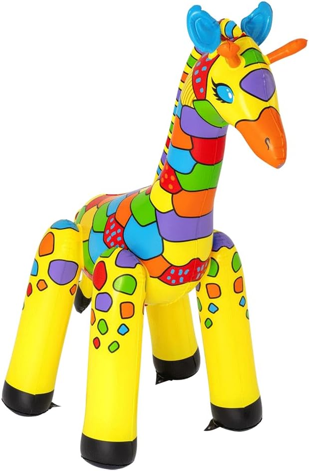 Giraffe Sprinkler, 142x104x198cm Kids Inflatables Giraffe Sprinkler, 142x104x198cm Giraffe Sprinkler, 142x104x198cm Bestway