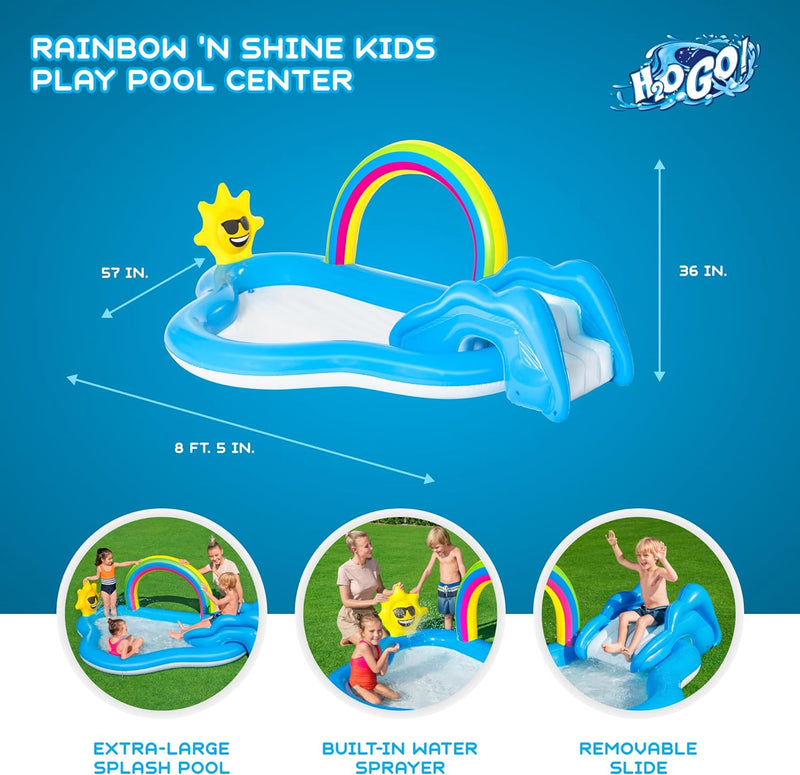 Rainbow N' Shine Play Center 2.57m x 1.45m x 91cm Kids Inflatables Rainbow N' Shine Play Center 2.57m x 1.45m x 91cm Rainbow N' Shine Play Center 2.57m x 1.45m x 91cm Bestway