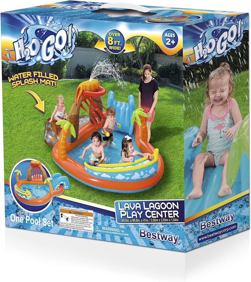 Lava Lagoon Play Center 265x265x104cm Kids Inflatables Lava Lagoon Play Center 265x265x104cm Lava Lagoon Play Center 265x265x104cm Bestway