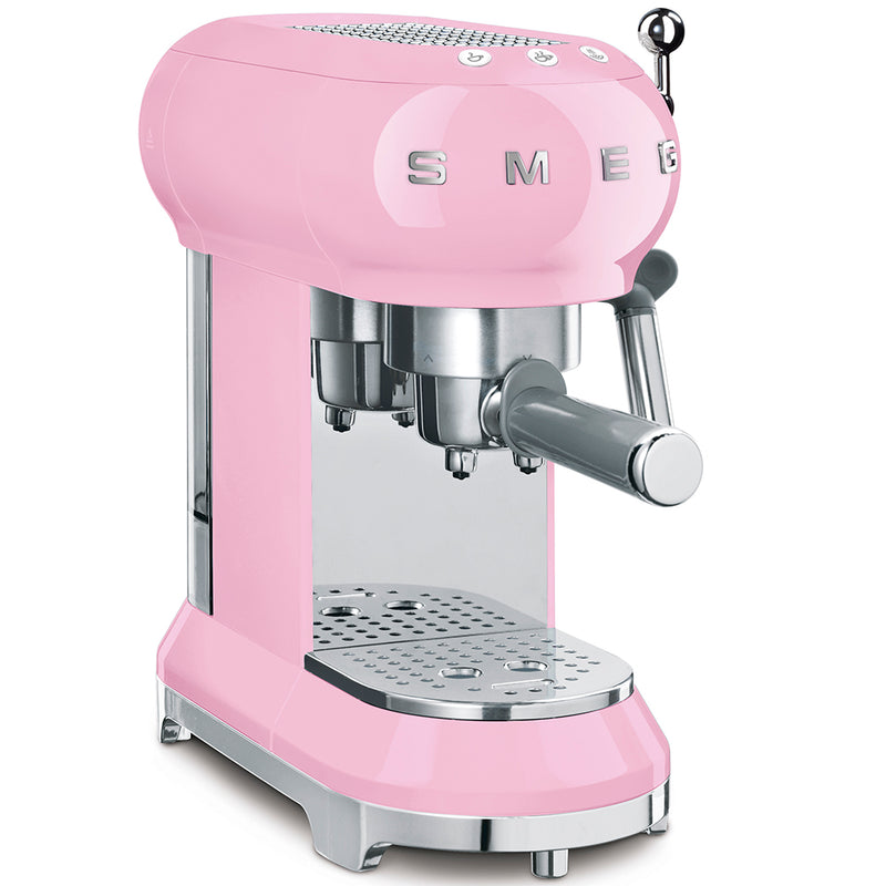 50's Style Aesthetic - Espresso Manual Coffee Machine Pink Coffee Makers & Espresso Machines 50's Style Aesthetic - Espresso Manual Coffee Machine Pink 50's Style Aesthetic - Espresso Manual Coffee Machine Pink Smeg