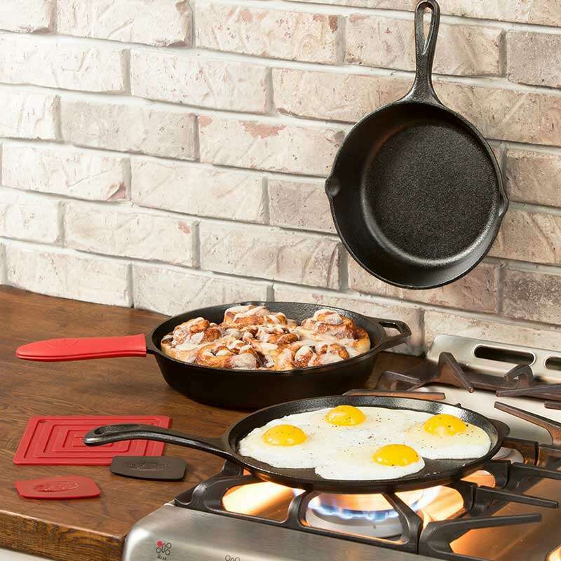 Lodge Seasoned Cast Iron Pan Set of - Main Image