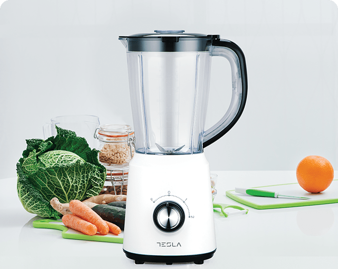 White Blender, Capacity 1.5L Blender White Blender, Capacity 1.5L White Blender, Capacity 1.5L Tesla