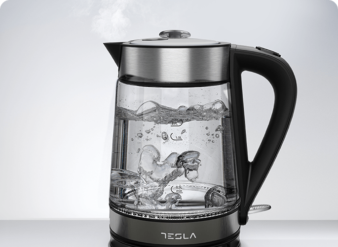 1.7L Transparent Kettle - 1850W-2200W Electric Kettles 1.7L Transparent Kettle - 1850W-2200W 1.7L Transparent Kettle - 1850W-2200W Tesla