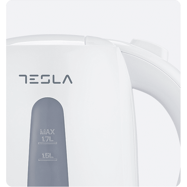 1.7L White Kettle - 1850W-2200W Electric Kettles 1.7L White Kettle - 1850W-2200W 1.7L White Kettle - 1850W-2200W Tesla