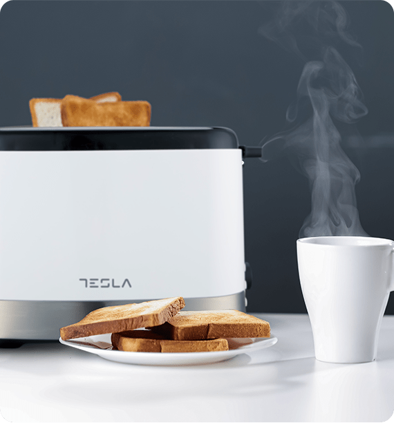 White Toaster ,800W Toasters White Toaster ,800W White Toaster ,800W Tesla