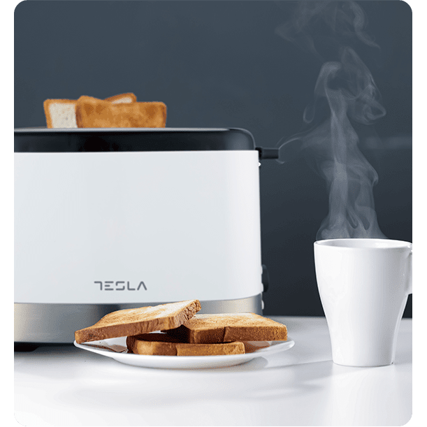 White Toaster ,800W Toasters White Toaster ,800W White Toaster ,800W Tesla