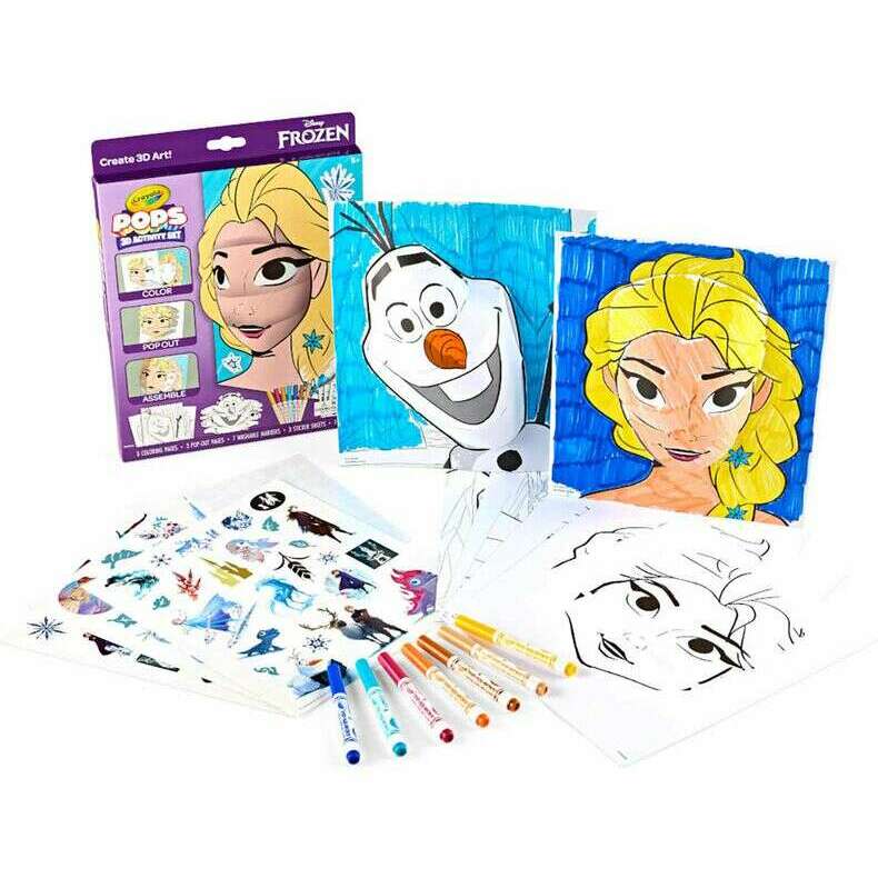 POPs 3D Activity Set, Frozen Art & Crafts POPs 3D Activity Set, Frozen POPs 3D Activity Set, Frozen Crayola