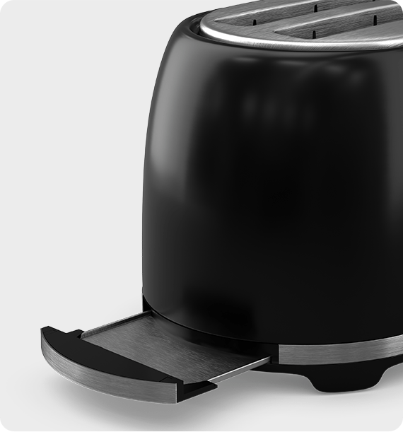 Black Inox Toaster 700-850W Toasters Black Inox Toaster 700-850W Black Inox Toaster 700-850W Tesla