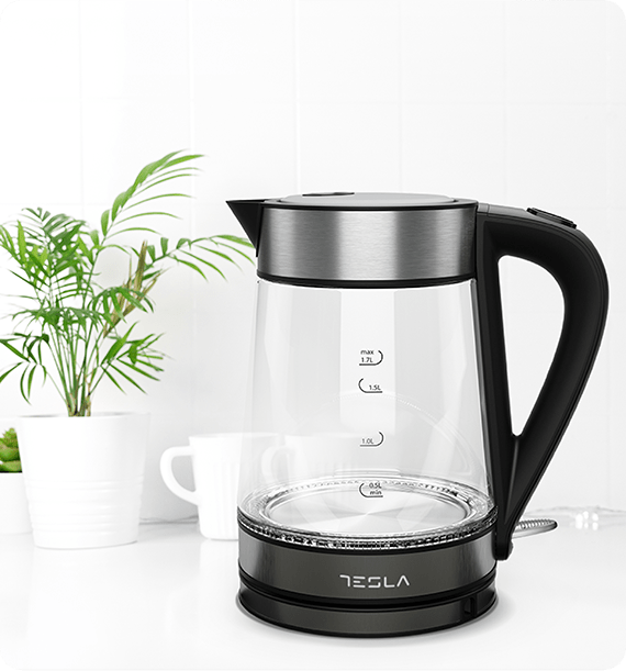 1.7L Transparent Kettle - 1850W-2200W Electric Kettles 1.7L Transparent Kettle - 1850W-2200W 1.7L Transparent Kettle - 1850W-2200W Tesla