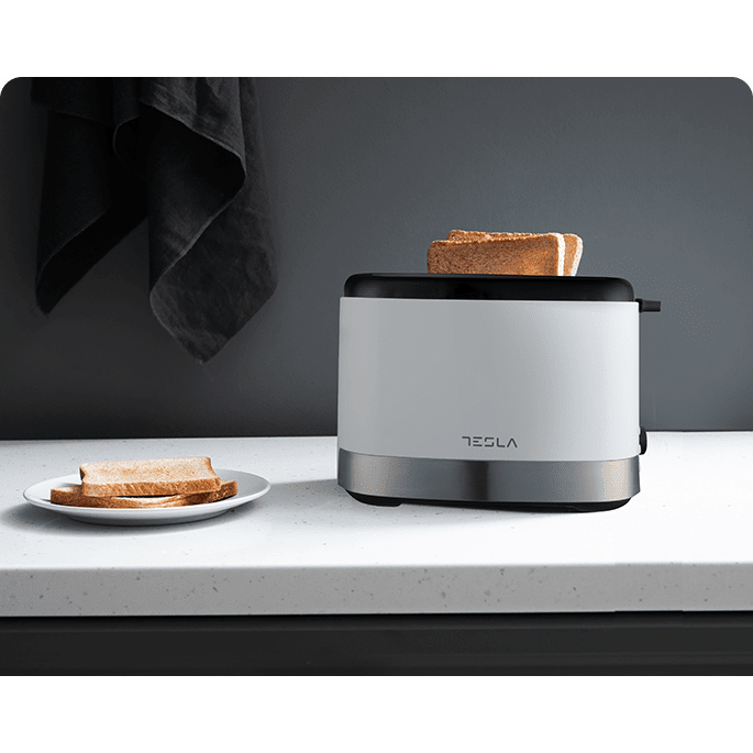 White Toaster ,800W Toasters White Toaster ,800W White Toaster ,800W Tesla