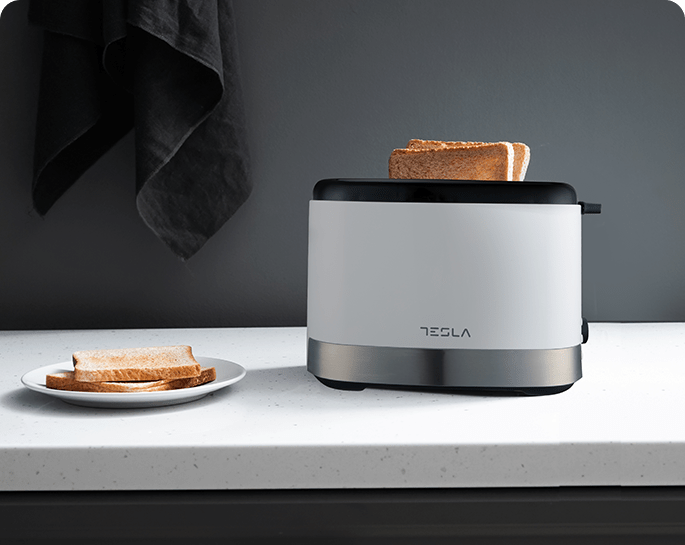 White Toaster ,800W Toasters White Toaster ,800W White Toaster ,800W Tesla