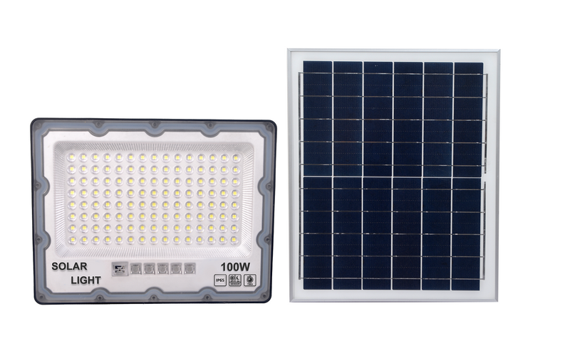 Solar Floodlight 100W LED Solar Floodlight 100W Solar Floodlight 100W The German Outlet