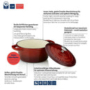 The German Outlet, Kela, Red Roasting Tray Calido - 2.5L