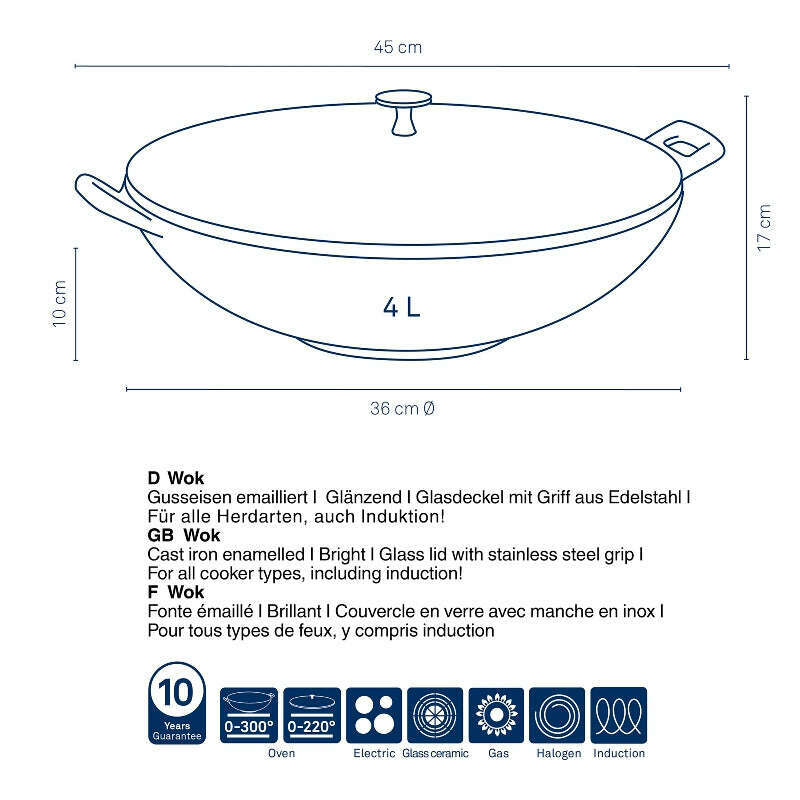 Red Wok Calido 4L Dutch Ovens Red Wok Calido 4L Red Wok Calido 4L Kela