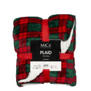 Fleece plaid check red - l180xw130cm Christmas Decoration Fleece plaid check red - l180xw130cm Fleece plaid check red - l180xw130cm Edelmann