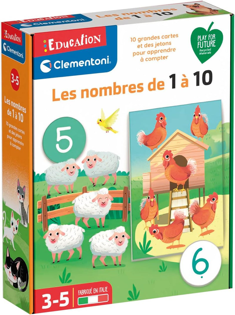 Numbers From 1 to 10 - FR Toys Numbers From 1 to 10 - FR Numbers From 1 to 10 - FR CLEMENTONI