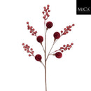 Berryspray bordeaux glitter - l65cm Christmas Decoration Berryspray bordeaux glitter - l65cm Berryspray bordeaux glitter - l65cm Edelmann