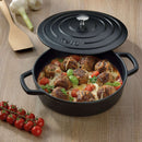 Black Roasting Tray Round Calido 3.2L Dutch Ovens Black Roasting Tray Round Calido 3.2L Black Roasting Tray Round Calido 3.2L Kela