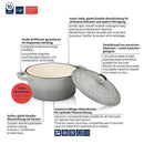 Grey Roasting Tray Round Calido 2.5L Dutch Ovens Grey Roasting Tray Round Calido 2.5L Grey Roasting Tray Round Calido 2.5L Kela