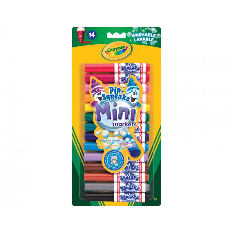14 Pipsqueaks Mini Markers Stationery 14 Pipsqueaks Mini Markers 14 Pipsqueaks Mini Markers Crayola