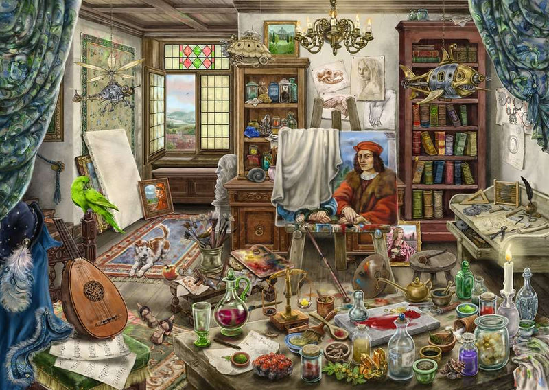 The Art Studio 759 Piece Jigsaw Puzzle for Adults puzzle The Art Studio 759 Piece Jigsaw Puzzle for Adults The Art Studio 759 Piece Jigsaw Puzzle for Adults Ravensburger