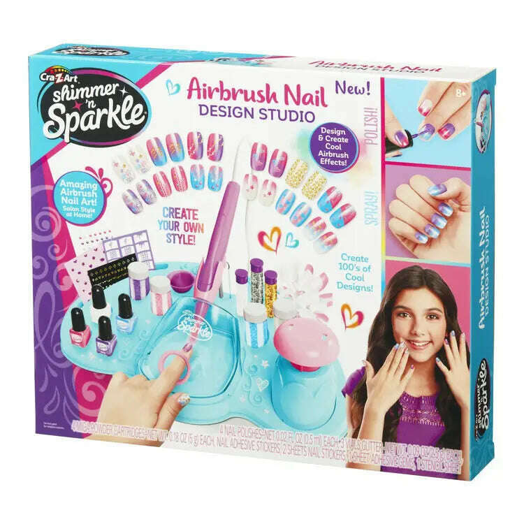 SHIMMER N SPARKLE – AIRBRUSH NAIL DESIGNER kids cosmetics SHIMMER N SPARKLE – AIRBRUSH NAIL DESIGNER SHIMMER N SPARKLE – AIRBRUSH NAIL DESIGNER crazart