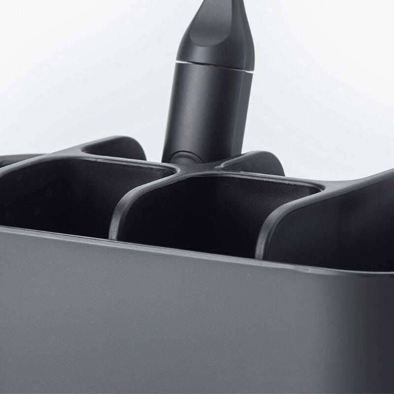 EasyStore™ Large Matt Black Toothbrush Holder Bathroom Accessories EasyStore™ Large Matt Black Toothbrush Holder EasyStore™ Large Matt Black Toothbrush Holder Joseph Joseph