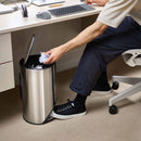 Arc™ 10L Easy-push Matt Black Pedal Bin Bathroom Accessories Arc™ 10L Easy-push Matt Black Pedal Bin Arc™ 10L Easy-push Matt Black Pedal Bin Joseph Joseph