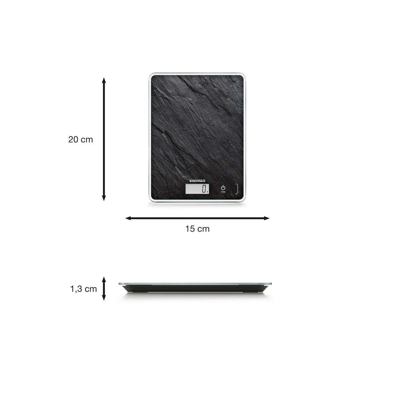 Digital kitchen scale Page Compact 300 Slate kitchen Scales Digital kitchen scale Page Compact 300 Slate Digital kitchen scale Page Compact 300 Slate Soehnle