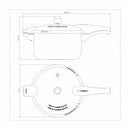 Non-Stick Coating Pressure Cooker (6L 24cm) Outlet Non-Stick Coating Pressure Cooker (6L 24cm) Non-Stick Coating Pressure Cooker (6L 24cm) Tramontina