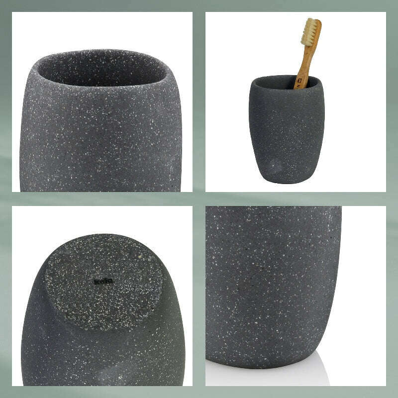 Roda Grey Cement Collection Bathroom Accessories Roda Grey Cement Collection Roda Grey Cement Collection Kela