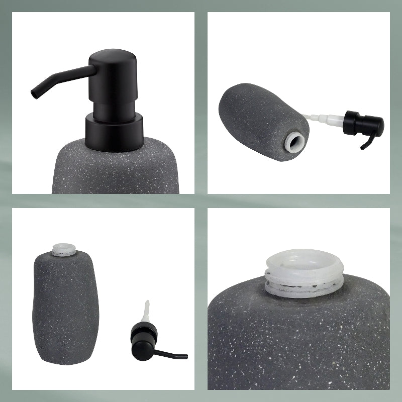 Roda Grey Cement Collection Bathroom Accessories Roda Grey Cement Collection Roda Grey Cement Collection Kela