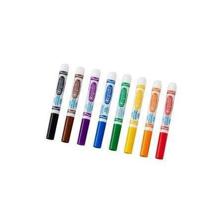 8 Ultra Clean Washable Markers, BROAD LINE Art & Crafts 8 Ultra Clean Washable Markers, BROAD LINE 8 Ultra Clean Washable Markers, BROAD LINE Crayola