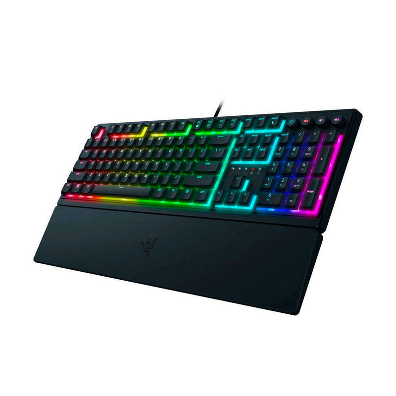 Ornata V3 Full-Size Wired Mecha-Membrane Gaming Keyboard with Chroma RGB Backlighting – Black gaming Ornata V3 Full-Size Wired Mecha-Membrane Gaming Keyboard with Chroma RGB Backlighting – Black Ornata V3 Full-Size Wired Mecha-Membrane Gaming Keyboard with Chroma RGB Backlighting – Black Razer