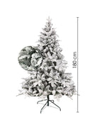 Christmas flocking hinged tree Christmas Tree Christmas flocking hinged tree Christmas flocking hinged tree Miracle