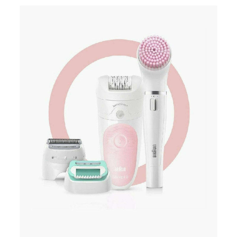 Wet & Dry Epilator & 3 extras incl. FaceSpa  Wet & Dry Epilator & 3 extras incl. FaceSpa Wet & Dry Epilator & 3 extras incl. FaceSpa Braun