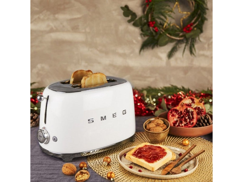 Toaster 2 slice, White Toasters Toaster 2 slice, White Toaster 2 slice, White Smeg