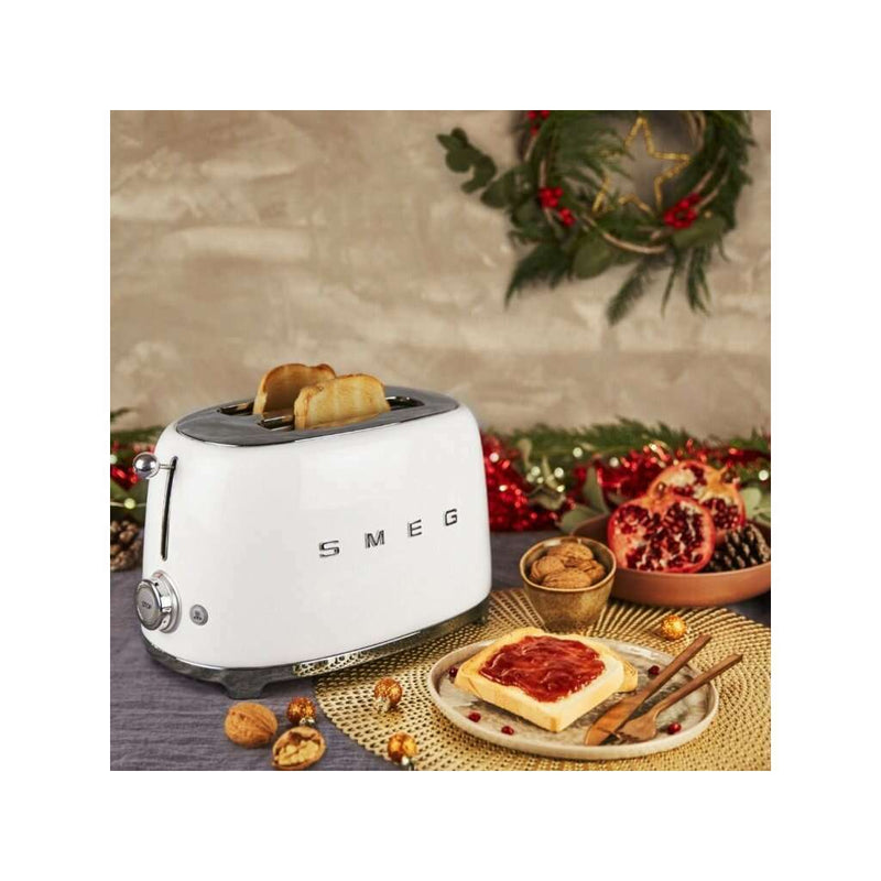 Toaster 2 slice, White Toasters Toaster 2 slice, White Toaster 2 slice, White Smeg