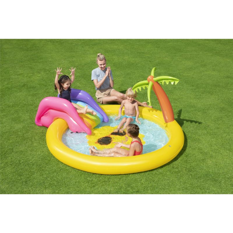 SunnyLand Splash Play Pool 237x201x104cm Kids Inflatables SunnyLand Splash Play Pool 237x201x104cm SunnyLand Splash Play Pool 237x201x104cm Bestway