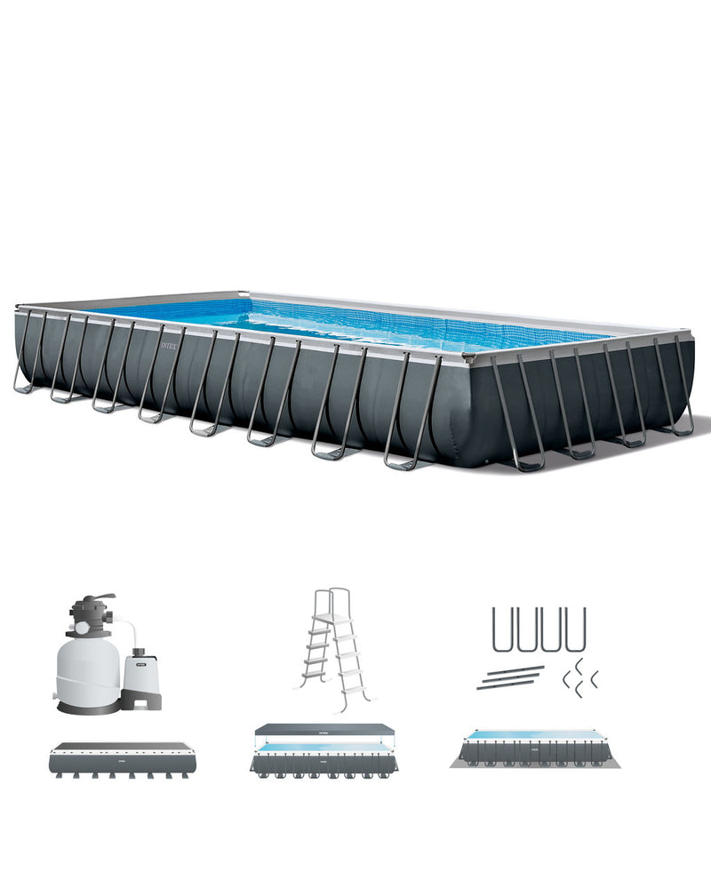 Ultra Xtr Rect Pool Set 9.75 X 4.88 X 1.32M Pool Ultra Xtr Rect Pool Set 9.75 X 4.88 X 1.32M Ultra Xtr Rect Pool Set 9.75 X 4.88 X 1.32M Intex