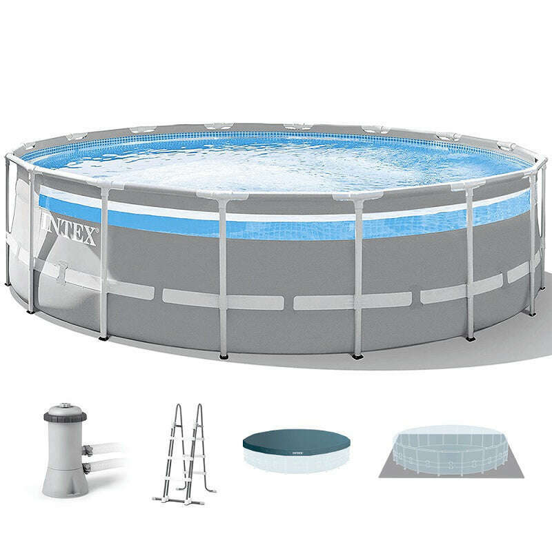 Prism Frame Clearview Pool Set D 4.27M X H 1.07M home pool Prism Frame Clearview Pool Set D 4.27M X H 1.07M Prism Frame Clearview Pool Set D 4.27M X H 1.07M Intex