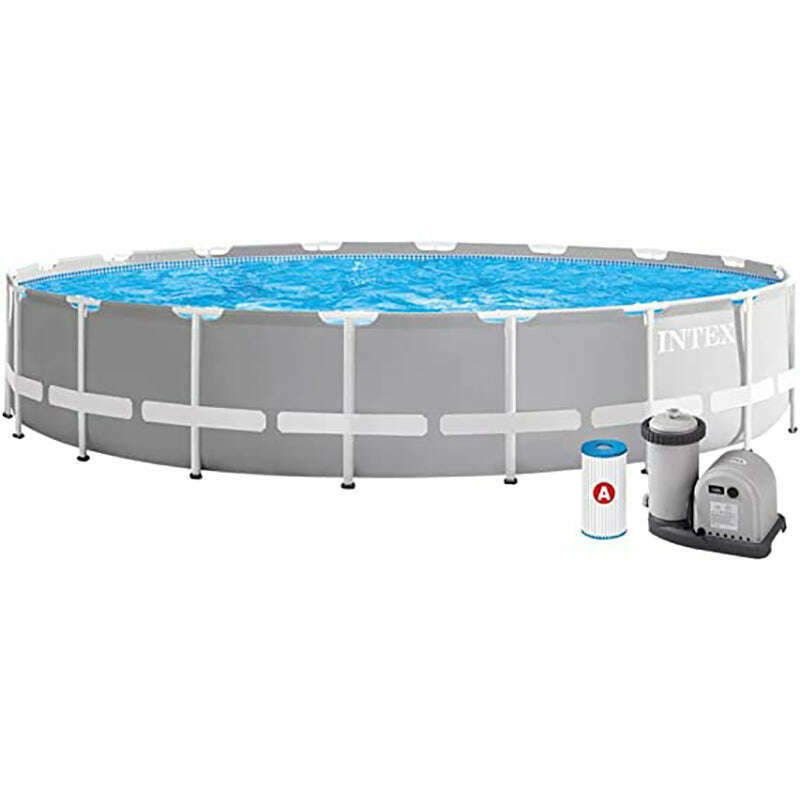 Prism Frame Pool Set D 6.10 X 1.32M Pool Prism Frame Pool Set D 6.10 X 1.32M Prism Frame Pool Set D 6.10 X 1.32M Intex