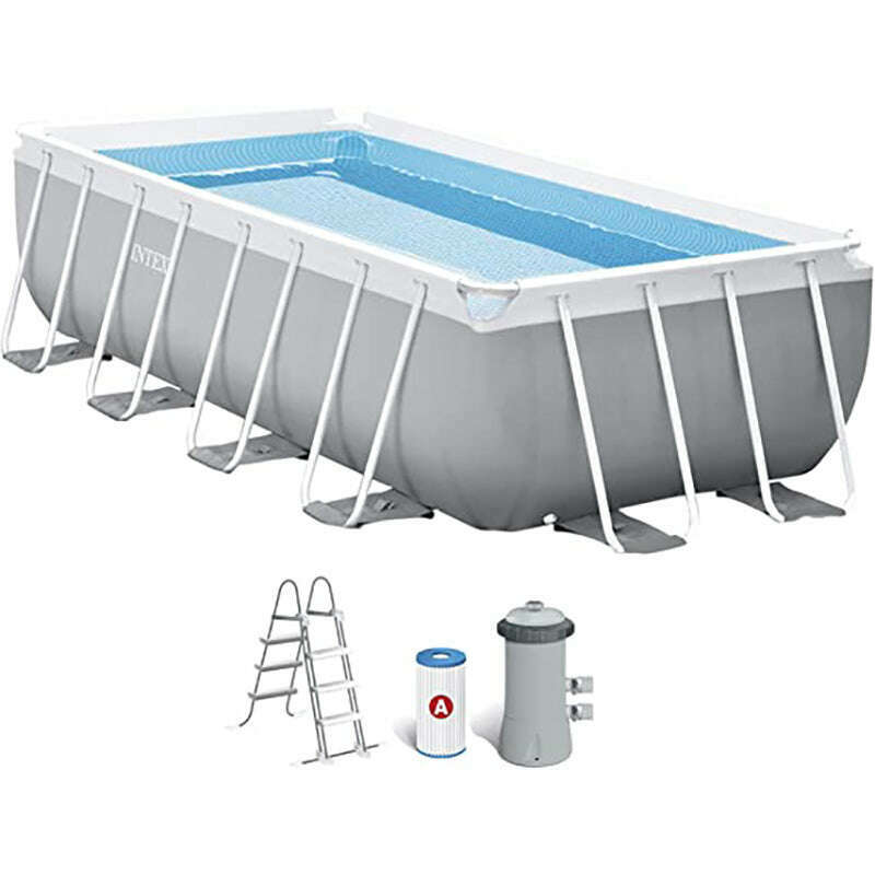 Prism Frame Rect Pool Set 4.00 X 2.00 X 1.00M home pool Prism Frame Rect Pool Set 4.00 X 2.00 X 1.00M Prism Frame Rect Pool Set 4.00 X 2.00 X 1.00M Intex