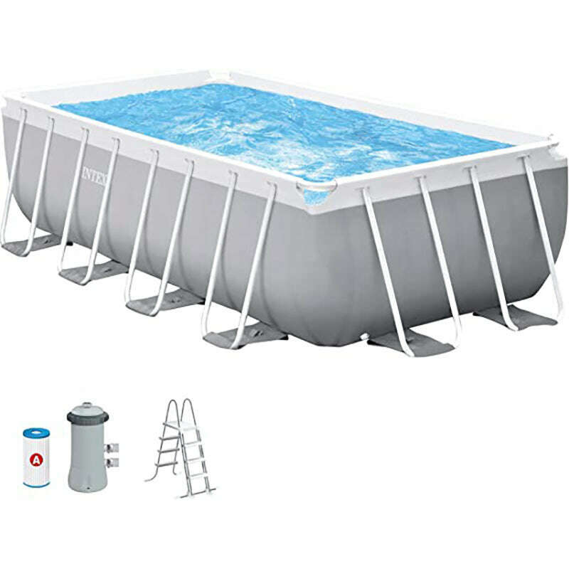 Prism Frame Rect Pool Set 4.00 X 2.00 X 1.22M Pool Prism Frame Rect Pool Set 4.00 X 2.00 X 1.22M Prism Frame Rect Pool Set 4.00 X 2.00 X 1.22M Intex