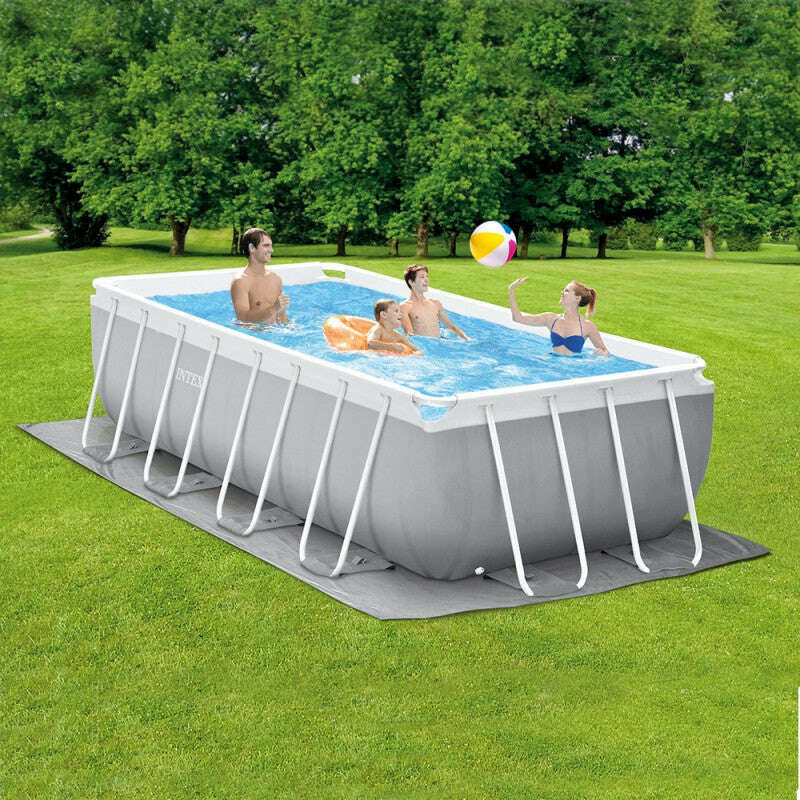 Prism Frame Rect Pool Set 4.00 X 2.00 X 1.22M Pool Prism Frame Rect Pool Set 4.00 X 2.00 X 1.22M Prism Frame Rect Pool Set 4.00 X 2.00 X 1.22M Intex