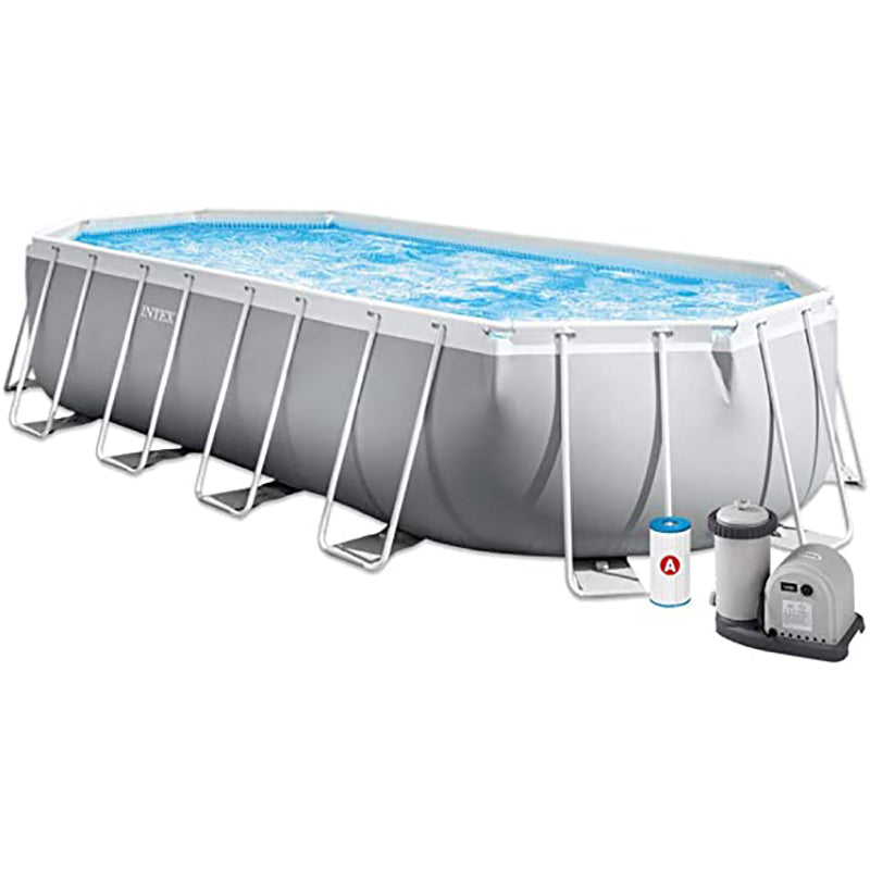 Prism Frame Oval Pool Set 6.10 X 3.05 X 1.22M Pool Prism Frame Oval Pool Set 6.10 X 3.05 X 1.22M Prism Frame Oval Pool Set 6.10 X 3.05 X 1.22M Intex