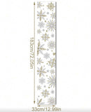 Silver & Gold Snowflake Linen Table Runner (33x183cm) Christmas decoration Silver & Gold Snowflake Linen Table Runner (33x183cm) Silver & Gold Snowflake Linen Table Runner (33x183cm) Dream G Store
