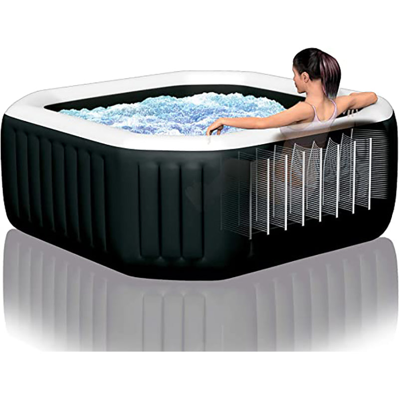 Purespa Jet & Bubble Deluxe 218*71Cm Octagon 6Pers Pool Purespa Jet & Bubble Deluxe 218*71Cm Octagon 6Pers Purespa Jet & Bubble Deluxe 218*71Cm Octagon 6Pers Intex